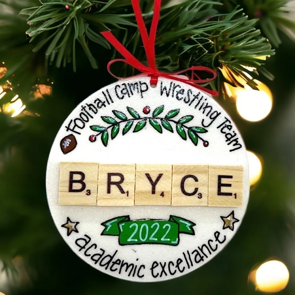 Custom Handmade Christmas Ornament: Yearly Highlights & Personalization Your Way